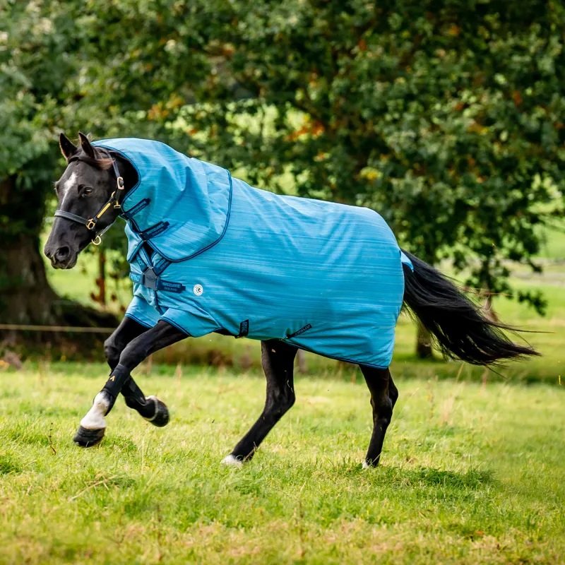 Horseware Amigo Hero 900 Revive Plus Turnout Rug - Ocean Blue/Navy/Electric Blue